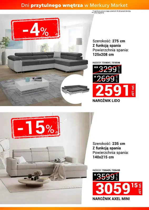 Merkury Market - gazetka promocyjna Dni przytulnego wnętrzna od soboty 22.11 do niedzieli 30.11 - strona 17