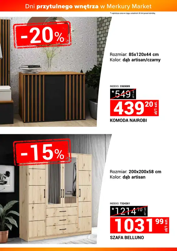 Merkury Market - gazetka promocyjna Dni przytulnego wnętrzna od soboty 22.11 do niedzieli 30.11 - strona 21