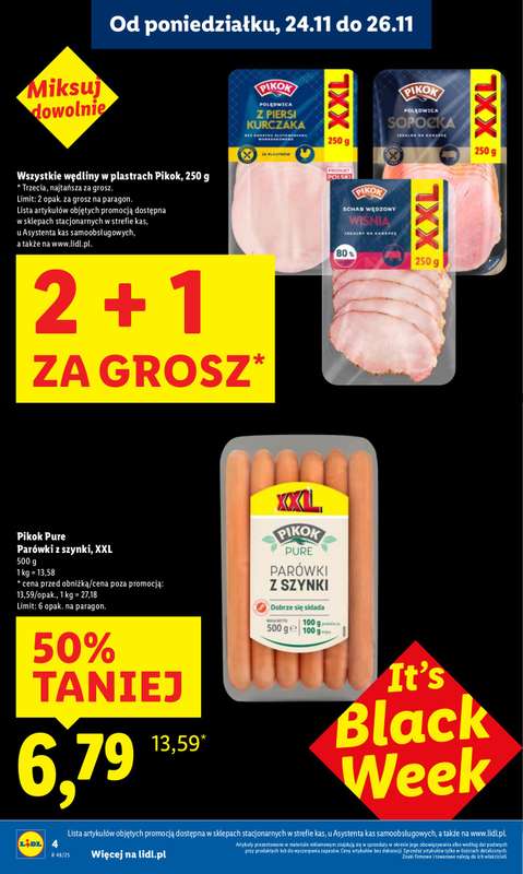 Lidl - gazetka promocyjna Oferta od poniedziałku od poniedziałku 24.11 do środy 26.11 - strona 4