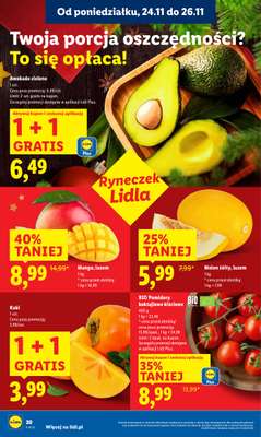 Lidl - gazetka promocyjna Oferta od poniedziałku od poniedziałku 24.11 do środy 26.11 - strona 20