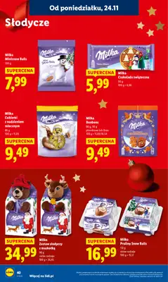 Lidl - gazetka promocyjna Oferta od poniedziałku od poniedziałku 24.11 do środy 26.11 - strona 40