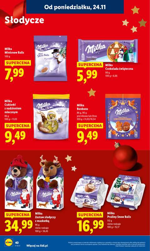 Lidl - gazetka promocyjna Oferta od poniedziałku od poniedziałku 24.11 do środy 26.11 - strona 40