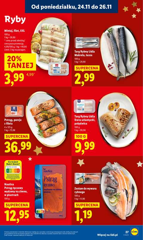 Lidl - gazetka promocyjna Oferta od poniedziałku od poniedziałku 24.11 do środy 26.11 - strona 27