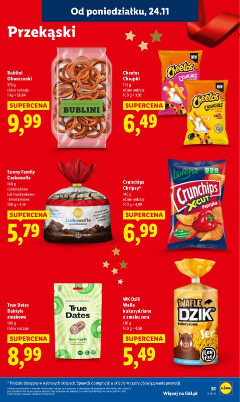 Lidl - gazetka promocyjna Oferta od poniedziałku od poniedziałku 24.11 do środy 26.11 - strona 51