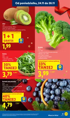 Lidl - gazetka promocyjna Oferta od poniedziałku od poniedziałku 24.11 do środy 26.11 - strona 21