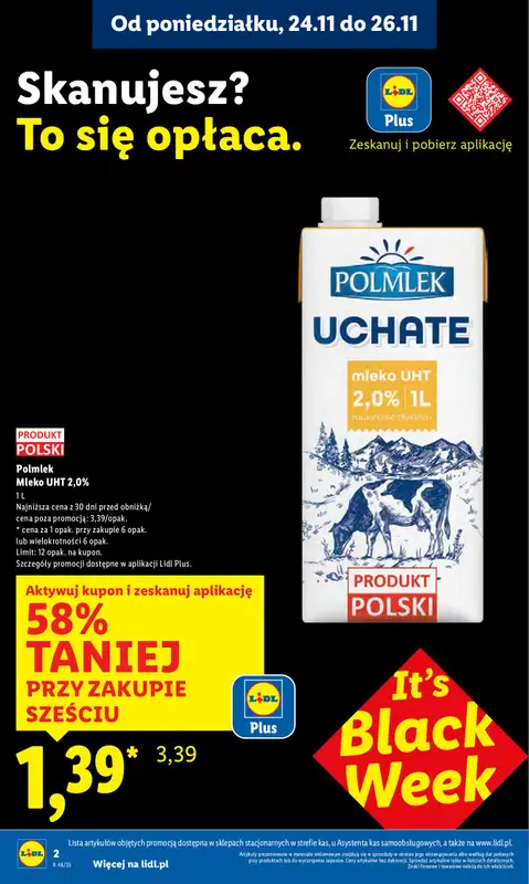 Lidl - gazetka promocyjna Oferta od poniedziałku od poniedziałku 24.11 do środy 26.11 - strona 2