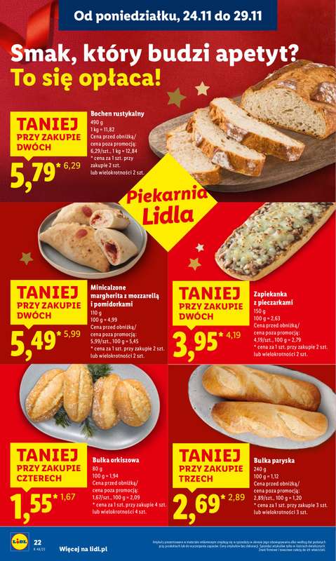 Lidl - gazetka promocyjna Oferta od poniedziałku od poniedziałku 24.11 do środy 26.11 - strona 22