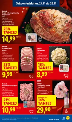Lidl - gazetka promocyjna Oferta od poniedziałku od poniedziałku 24.11 do środy 26.11 - strona 25
