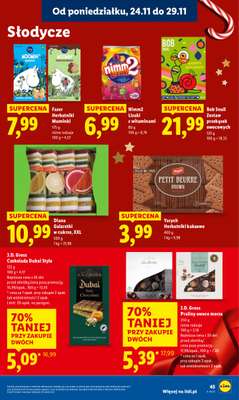 Lidl - gazetka promocyjna Oferta od poniedziałku od poniedziałku 24.11 do środy 26.11 - strona 45