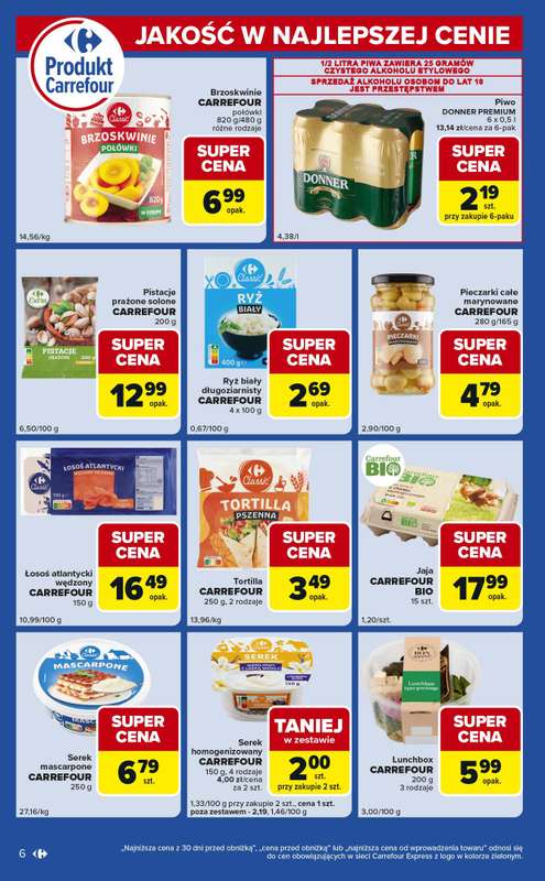 Carrefour Express - gazetka promocyjna Gazetka Express od wtorku 25.11 do poniedziałku 01.12 - strona 6