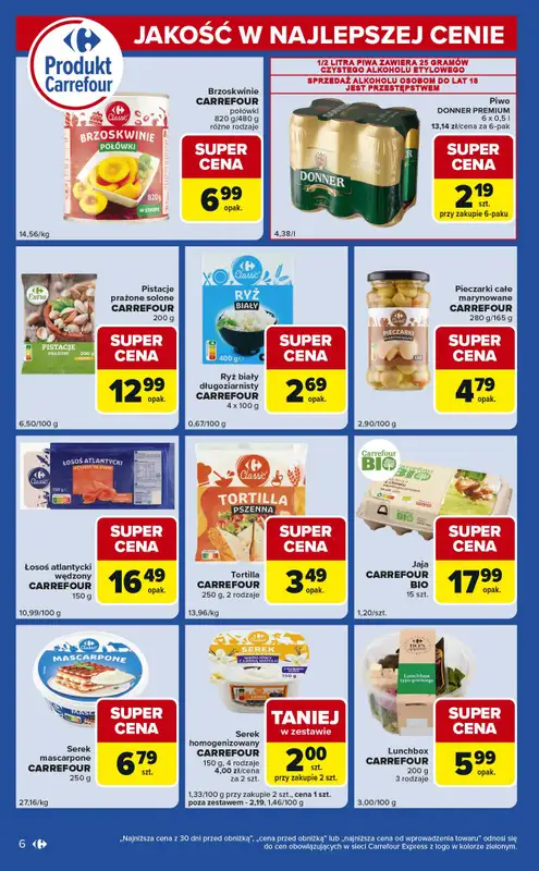 Carrefour Express - gazetka promocyjna Gazetka Express od wtorku 25.11 do poniedziałku 01.12 - strona 6