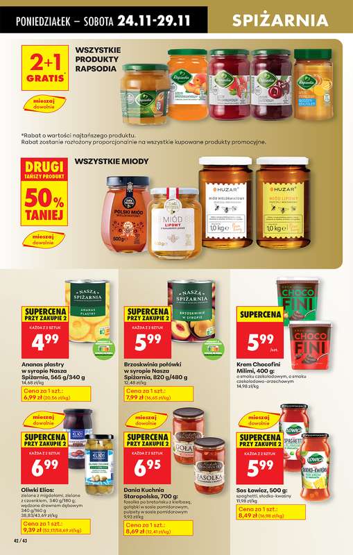 Biedronka - gazetka promocyjna Od poniedziałku od poniedziałku 24.11 do niedzieli 30.11 - strona 60