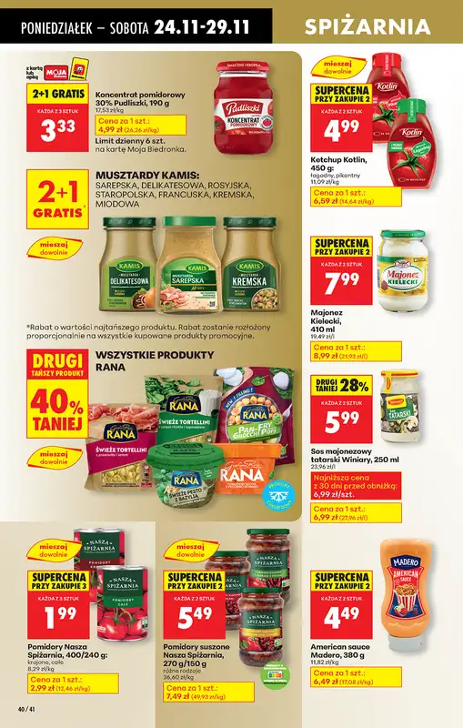 Biedronka - gazetka promocyjna Od poniedziałku od poniedziałku 24.11 do soboty 29.11 - strona 56