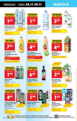 Biedronka - gazetka promocyjna Od poniedziałku od poniedziałku 24.11 do niedzieli 30.11 - strona 68