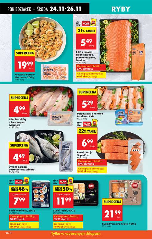 Biedronka - gazetka promocyjna Od poniedziałku od poniedziałku 24.11 do soboty 29.11 - strona 40