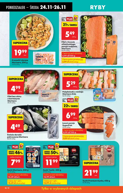 Biedronka - gazetka promocyjna Od poniedziałku od poniedziałku 24.11 do soboty 29.11 - strona 40