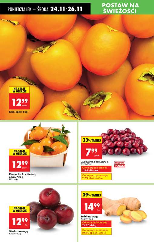 Biedronka - gazetka promocyjna Od poniedziałku, Z ladą tradycyjną od poniedziałku 24.11 do soboty 29.11 - strona 33