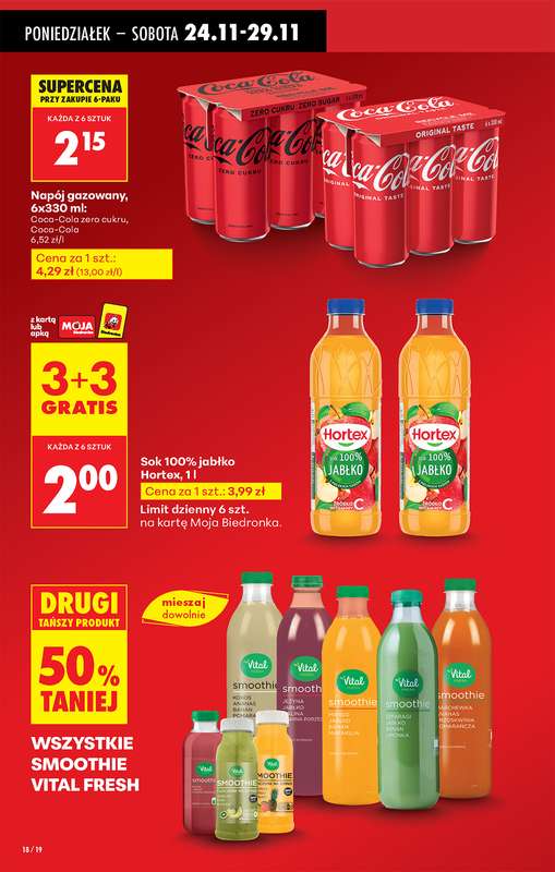 Biedronka - gazetka promocyjna Od poniedziałku, Z ladą tradycyjną od poniedziałku 24.11 do soboty 29.11 - strona 20