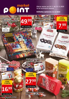 Market Point - gazetka promocyjna Gazetka od poniedziałku 24.11 do środy 10.12