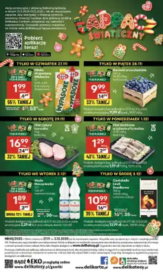 Delikatesy Centrum - gazetka promocyjna Gazetka  do środy 03.12 - strona 40