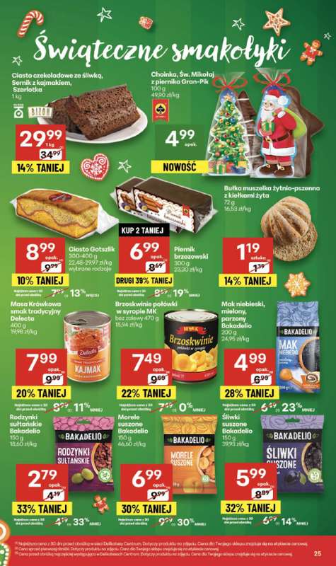 Delikatesy Centrum - gazetka promocyjna Gazetka  do środy 03.12 - strona 25