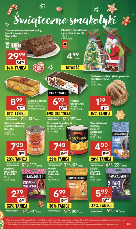 Delikatesy Centrum - gazetka promocyjna Gazetka  do środy 03.12 - strona 25