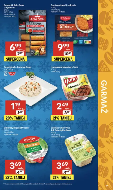 Delikatesy Centrum - gazetka promocyjna Gazetka  do środy 03.12 - strona 17