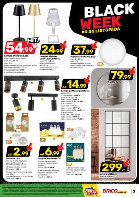 Bricomarche - gazetka promocyjna Gazetka od środy 26.11 do poniedziałku 01.12 - strona 3