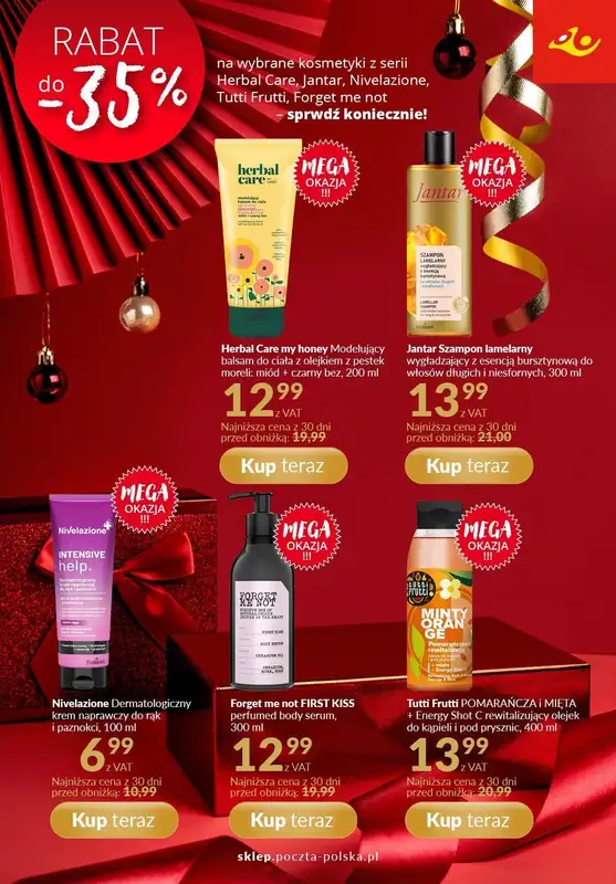 Poczta Polska - gazetka promocyjna Gazetka od poniedziałku 17.11 do niedzieli 30.11 - strona 8