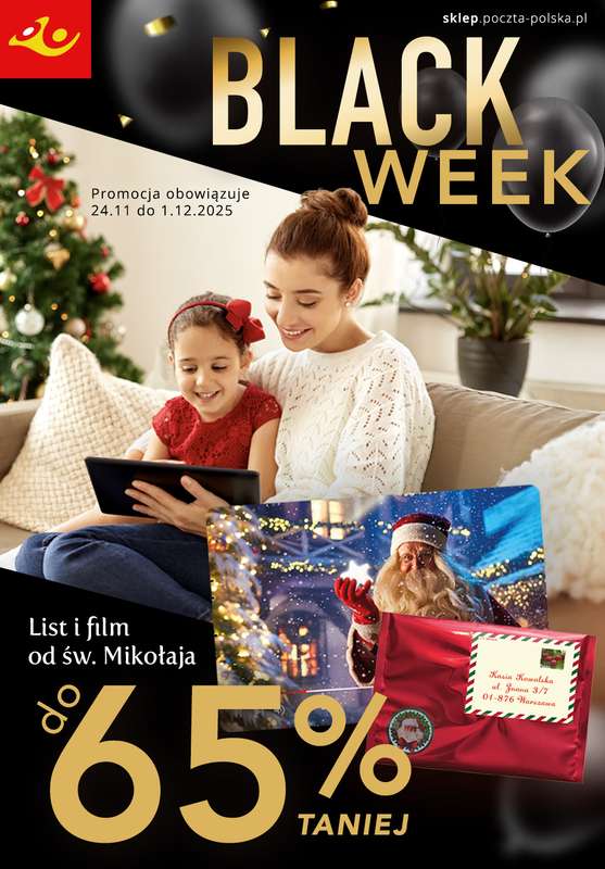 Poczta Polska - gazetka promocyjna Gazetka od poniedziałku 17.11 do niedzieli 30.11