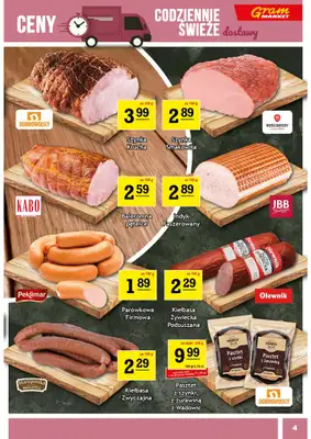 Gram Market - gazetka promocyjna Gazetka od środy 26.11 do wtorku 02.12 - strona 4
