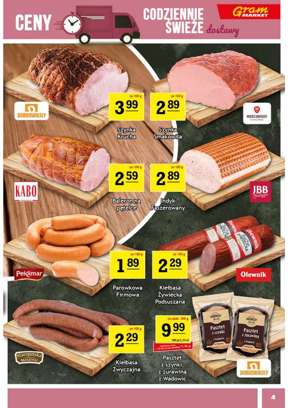 Gram Market - gazetka promocyjna Gazetka od środy 26.11 do wtorku 02.12 - strona 4