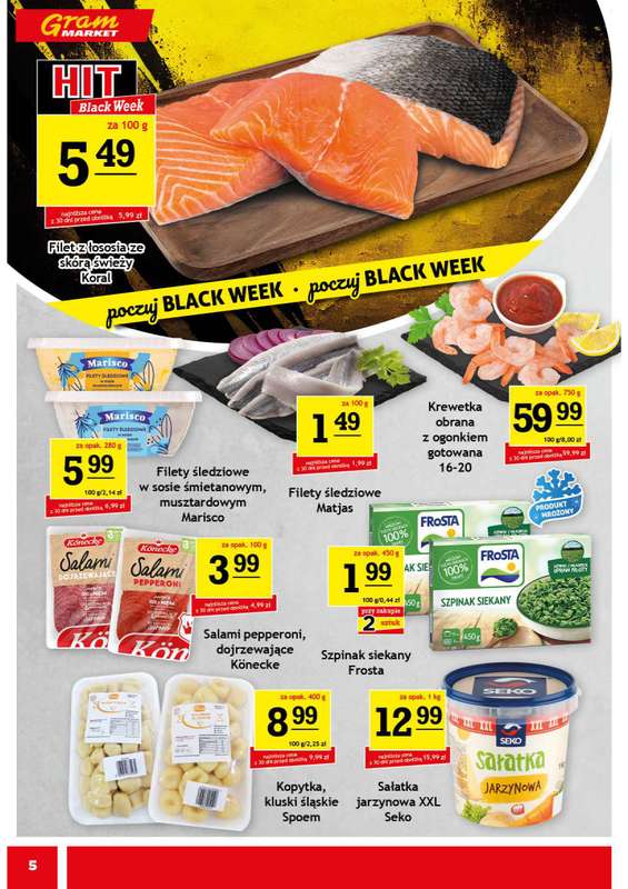 Gram Market - gazetka promocyjna Gazetka od środy 26.11 do wtorku 02.12 - strona 5