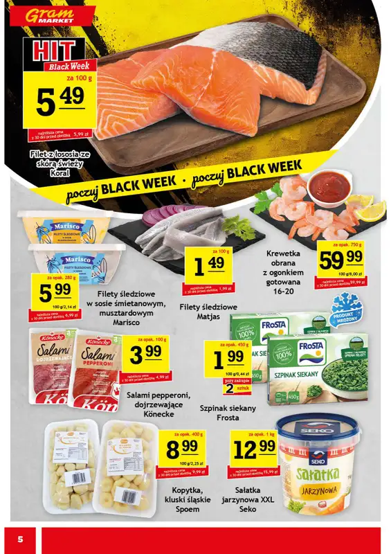 Gram Market - gazetka promocyjna Gazetka od środy 26.11 do wtorku 02.12 - strona 5