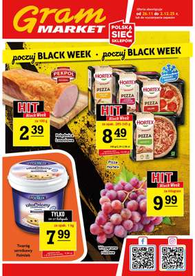 Gram Market - gazetka promocyjna Gazetka od środy 26.11 do wtorku 02.12