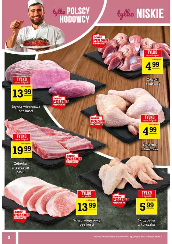 Gram Market - gazetka promocyjna Gazetka od środy 26.11 do wtorku 02.12 - strona 3