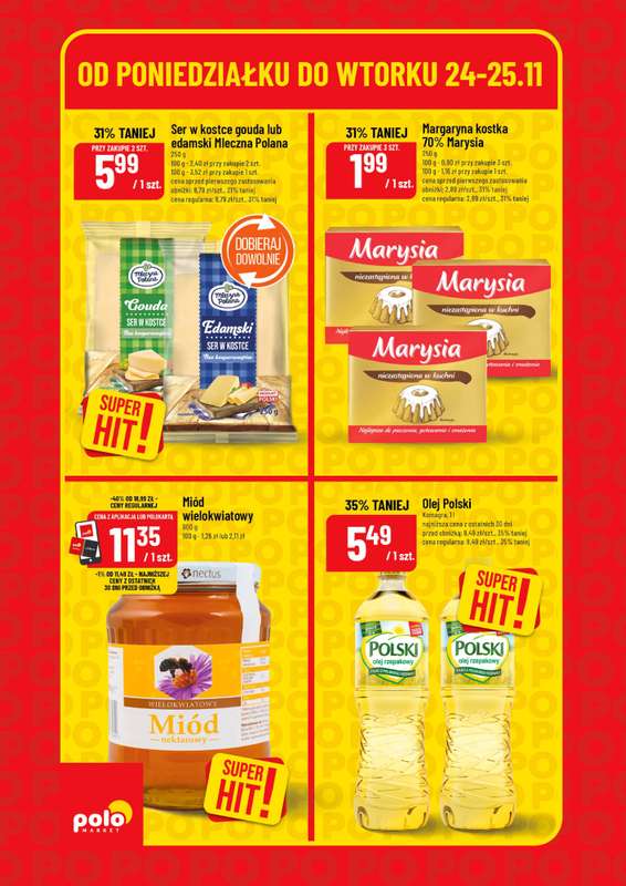 POLOmarket - gazetka promocyjna Super hity od poniedziałku 24.11 do wtorku 25.11 - strona 4