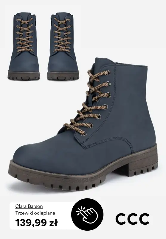 CCC - gazetka promocyjna Damskie buty ocieplane od poniedziałku 24.11  - strona 8