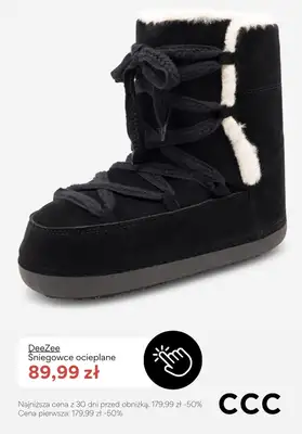 CCC - gazetka promocyjna Damskie buty ocieplane od poniedziałku 24.11  - strona 4