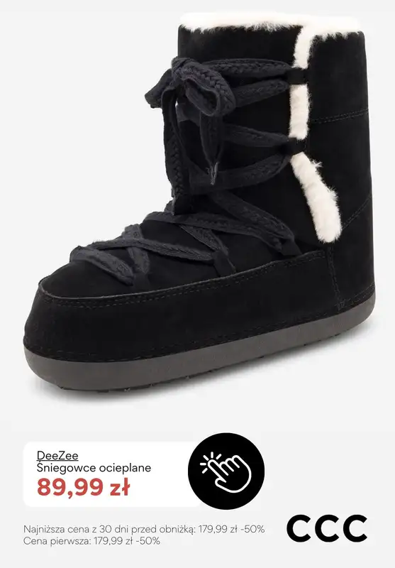 CCC - gazetka promocyjna Damskie buty ocieplane od poniedziałku 24.11  - strona 4