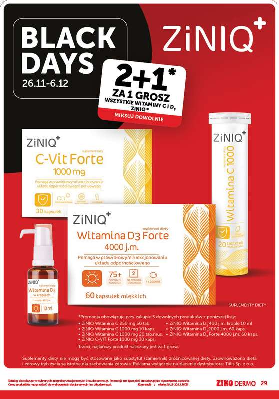 Ziko Dermo - gazetka promocyjna Gazetka Black Weeks od środy 26.11 do środy 10.12 - strona 29