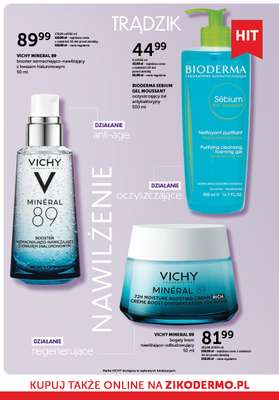 VICHY MINERAL 89 booster wzmacniająco-nawilżający z kwasem hialuronowym