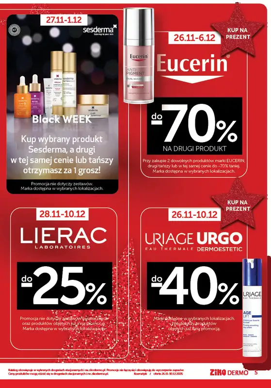 Ziko Dermo - gazetka promocyjna Gazetka Black Weeks od środy 26.11 do środy 10.12 - strona 5