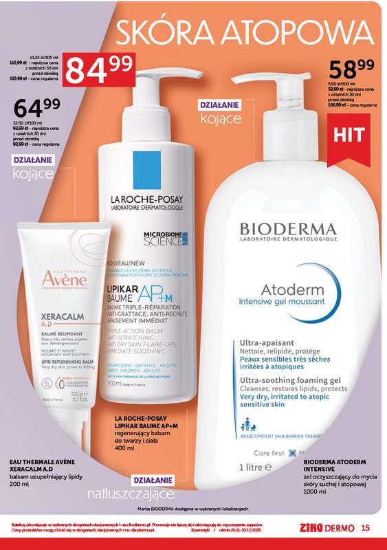 Ziko Dermo - gazetka promocyjna Gazetka Black Weeks od środy 26.11 do środy 10.12 - strona 15