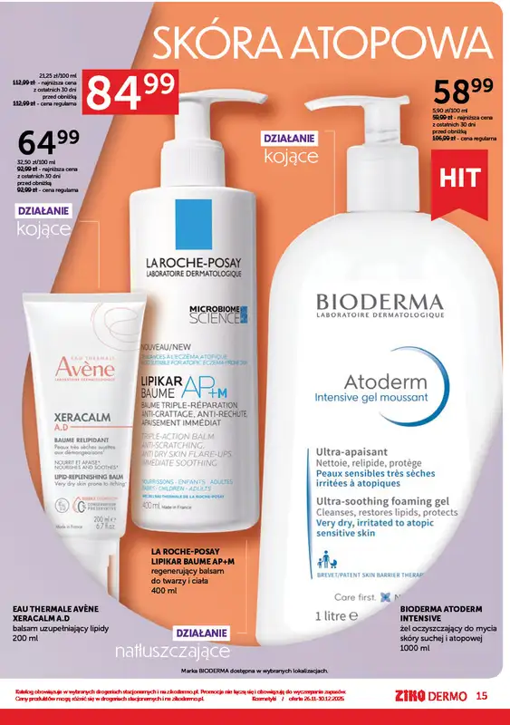Ziko Dermo - gazetka promocyjna Gazetka Black Weeks od środy 26.11 do środy 10.12 - strona 15