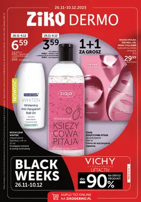 Ziko Dermo - gazetka promocyjna Gazetka Black Weeks od środy 26.11 do środy 10.12