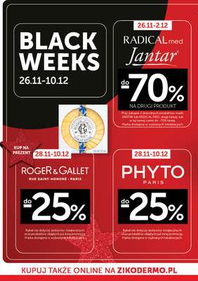 Ziko Dermo - gazetka promocyjna Gazetka Black Weeks od środy 26.11 do środy 10.12 - strona 4