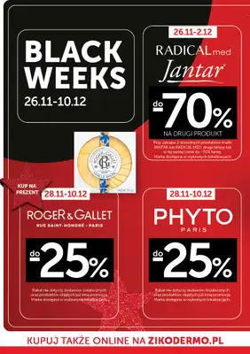 Ziko Dermo - gazetka promocyjna Gazetka Black Weeks od środy 26.11 do środy 10.12 - strona 4