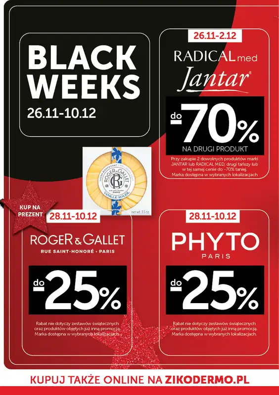 Ziko Dermo - gazetka promocyjna Gazetka Black Weeks od środy 26.11 do środy 10.12 - strona 4