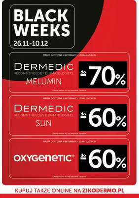 Ziko Dermo - gazetka promocyjna Gazetka Black Weeks od środy 26.11 do środy 10.12 - strona 8